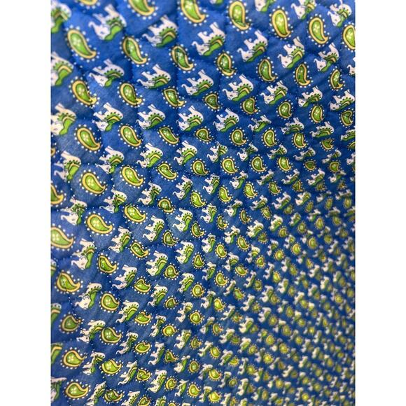 Vera Bradley Paisley Citrus Elephant Quilted Travel Garment Bag Citrus/Blue - Picture 9 of 9